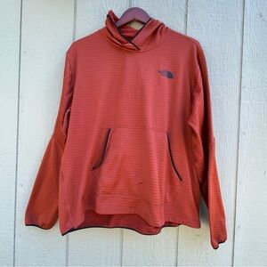 North Face Sweatshirt Hoodie Mens XL Orange Echo‎ Rock Pullover Outdoor Hiking